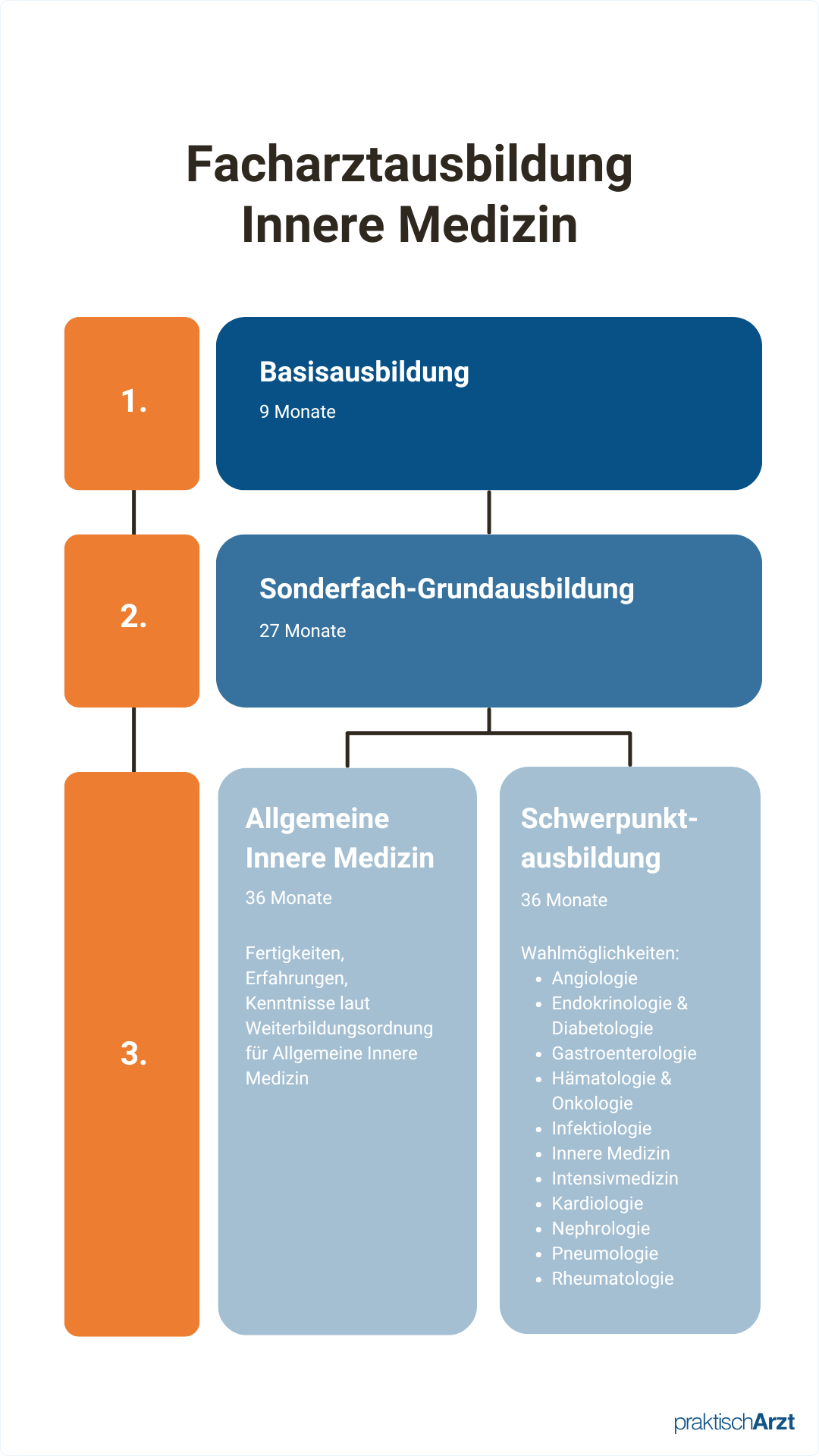 Ablauf Facharzt Weiterbildung Internistische Sonderfächer österreich